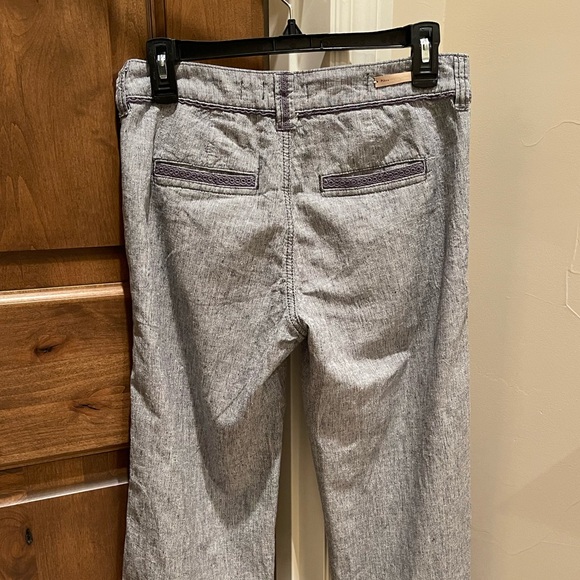 Anthropologie Pilcro Sz 2 Linen striped pants - Picture 4 of 12